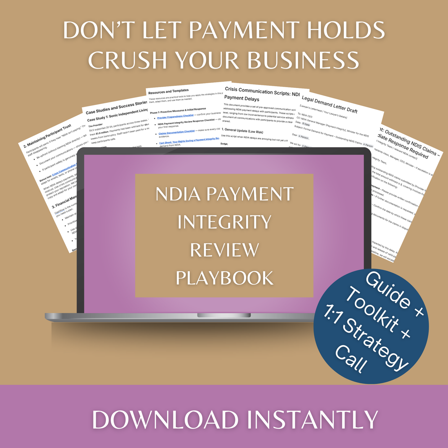 The Payment Integrity Playbook I Guide + Toolkit + 1:1 Strategy Call