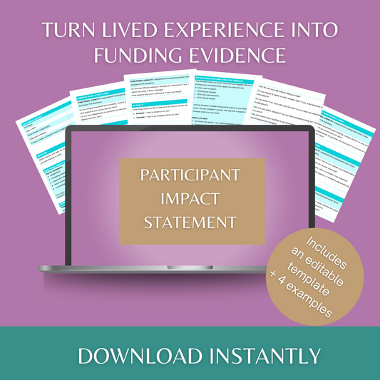 Participant Impact Statement Template